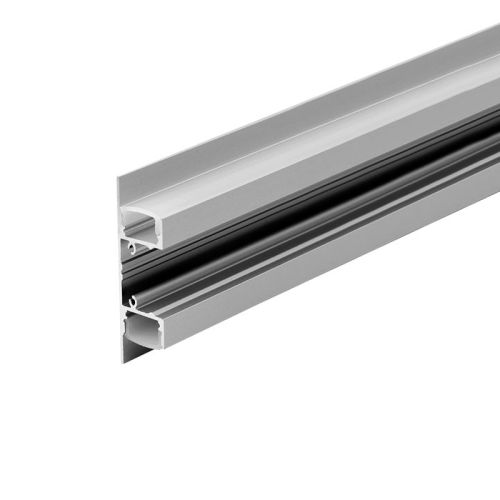 UPDOWN ALUMINIUM PROFILE P50N WITH OPAL PC DIFFUSE 10x50mm