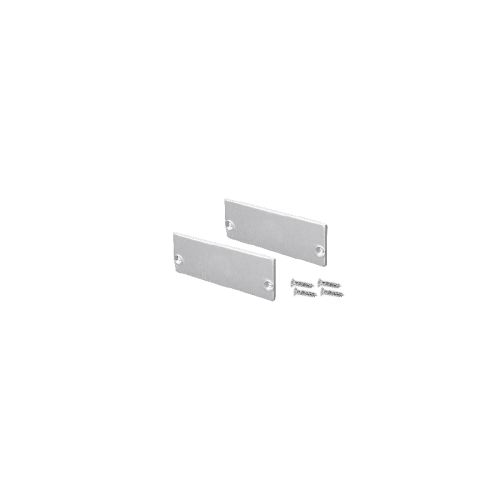 SET OF METAL END CAPS FOR PROFILE TRIMLESS 50x19.92 , 2PCS WITHOUT HOLE