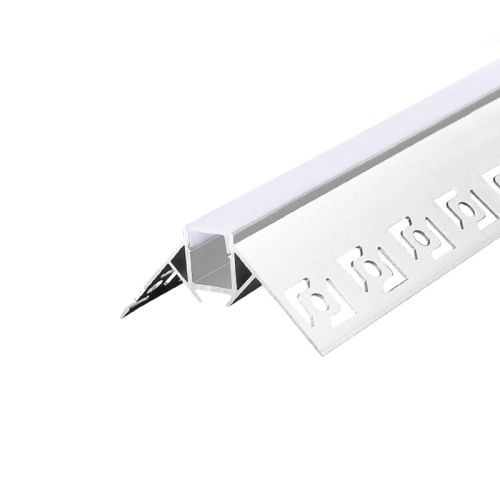 ΠΡΟΦΙΛ ΑΛΟΥΜΙΝΙΟΥ ΓΩΝ 12.5x50mm ME ΟΠΑΛ PC ΚΑΛΥΜ m