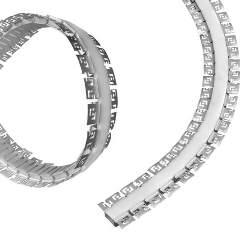 FLEXIBLE TRIMLESS ALU PROFIL 61X14mm WITH OPAL DIF