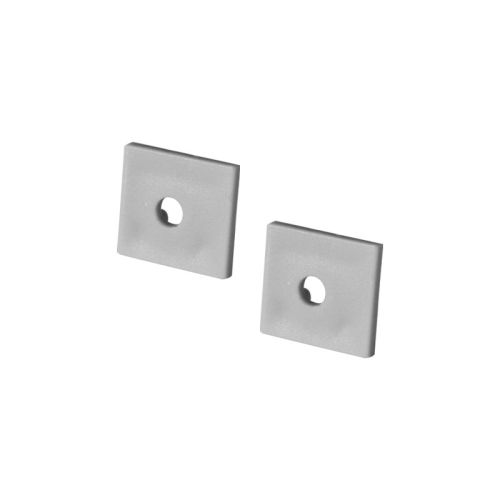 END CAPS WITH HOLE FOR TRIM PROF 15X15mm PLASTIC S
