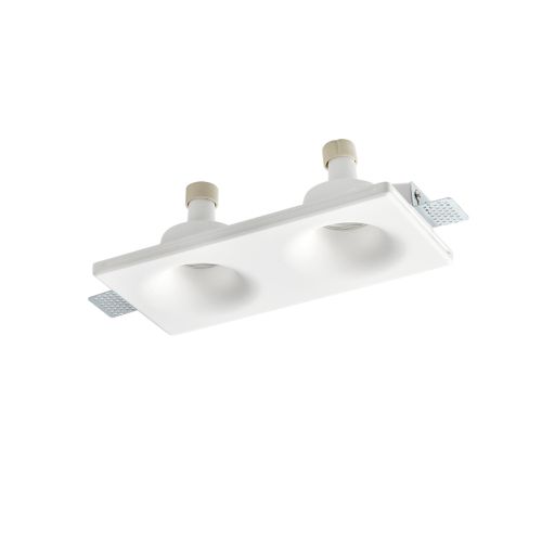 ROUND DOUBLE GYPSUM TRIMLESS DOWNLIGHT 260×130×45 GU10