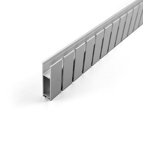 BENDABLE ALUMINIUM PROFILE 14.5x58mm WITH TRUNKING FOR TRITON LED NEON STRIP 1m