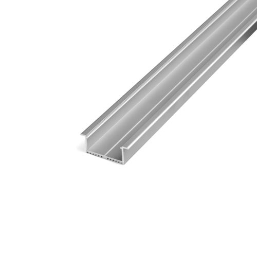 ALUMINUM PROFILE RECESSED 30X15mm ANODISED 1m