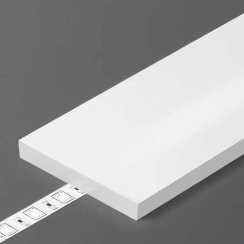 ACRYLIC 50x5mm FROST FOR LINE PROFILE 55x80mm 1.5m