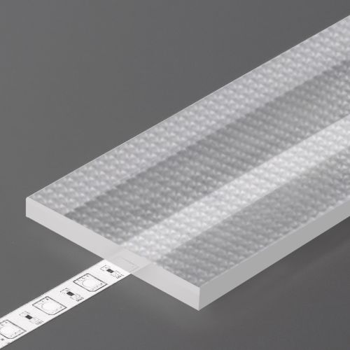 ACRYLIC 50x3mm  MICROPRISMATIC FOR PROFILE 55x80mm
