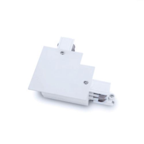 CONNECTOR 90Ο FOR RECESSED TRACK 2C WHITE
