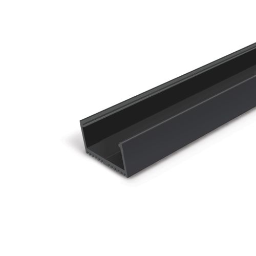 ALUMINIUM PROFILE 30x15mm Black 1m