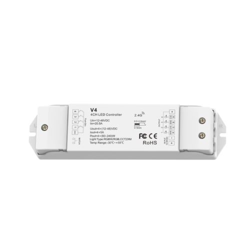 CONTROLLER RF RGBW 5Ax4CH 12-36VDC