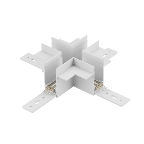 Cross Corner Magnetic Mini Recessed Sandy White1pc