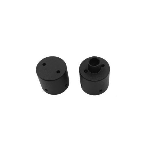 METAL END CAP FOR NEON STRIP D22 BLACK