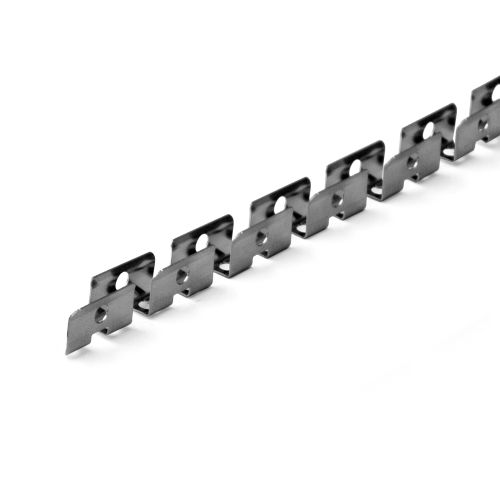CURVED STAINLESS STEEL PROFILE 4X8 NEON LIGHT 1m