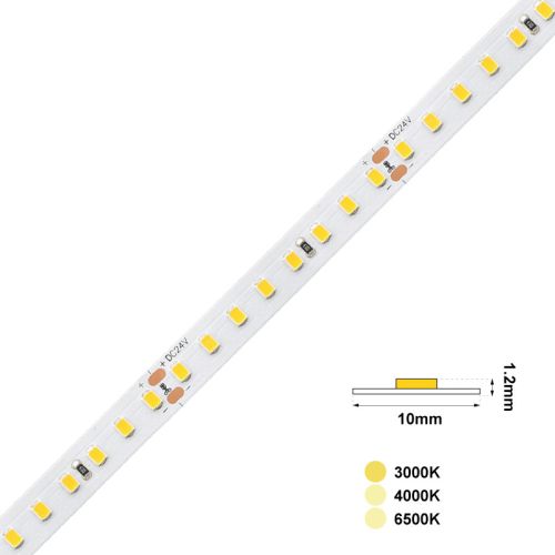 LED HIGH EFF STRIP 128L 24VDC 18W 4000K 10MM IP20