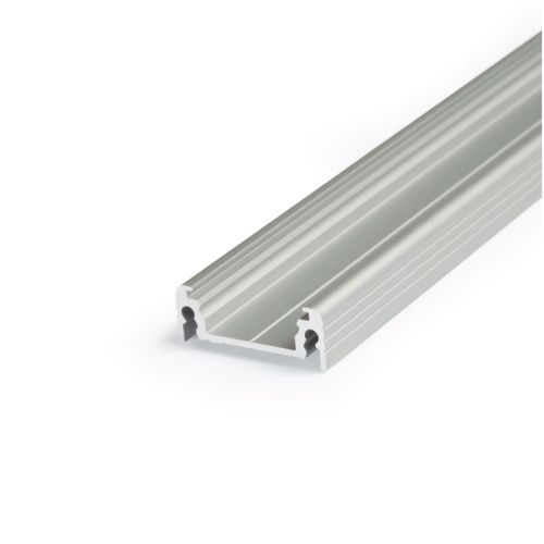LED PROFILE SURFACE14 EF/TY 24X9mm Anod 2m
