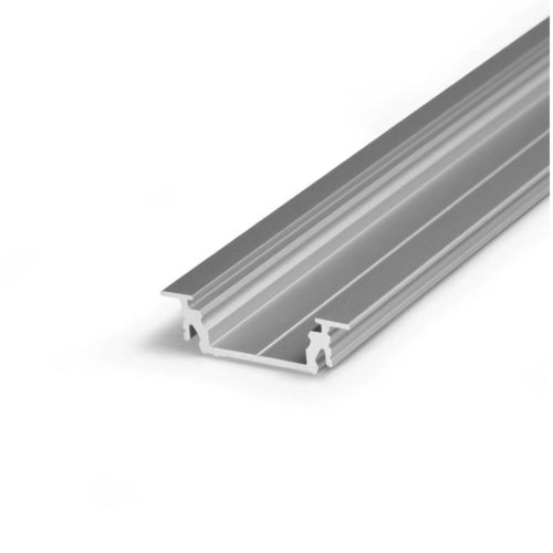 LED PROFILE GROOVE14 EF/Y 28x8mm Anod 2m