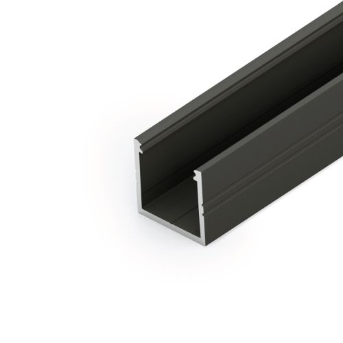 LED profile SMART16 B/U4 2000 black anod 2m