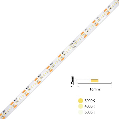 ΤΑΙΝΙΑ LED 280L 24VDC 19.2W 5000K 10mm IP20 CRI95 1m