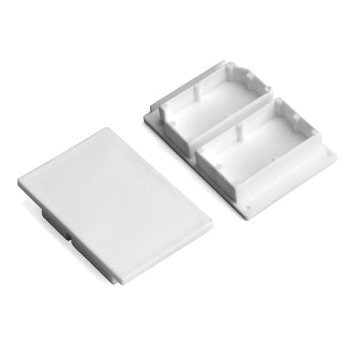 END CAP FOR PROFILE 55X80 PC WHITE