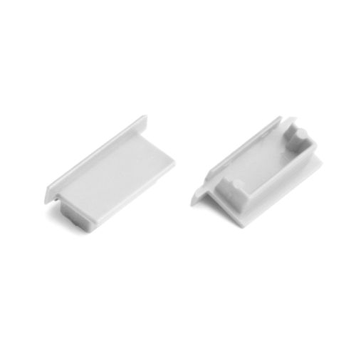 END CAP FOR RECESSED PROFILE 30X15 PC WHITE