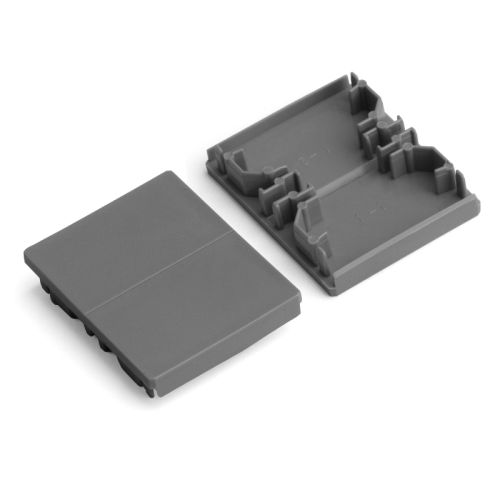 END CAP FOR PROFILE 55X70 PC GREY