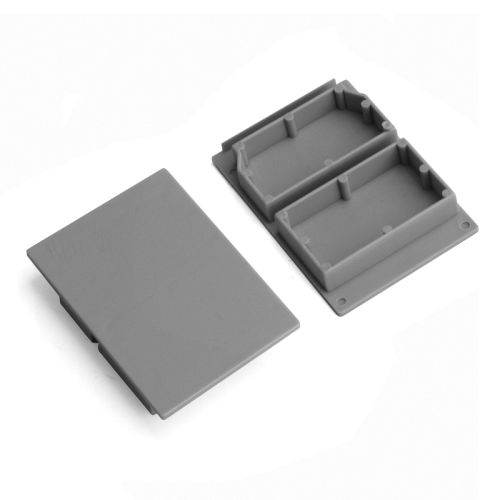END CAP FOR PROFILE 55X80 PC GREY