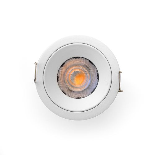 RECESSED DOWNLIGHT D72*28 9W 38D 3000K CRI90 WHITE