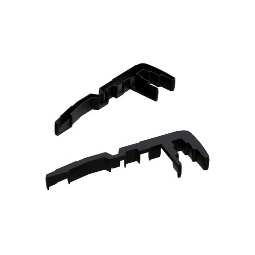 End Cap For Stair Profile Indirect 78x25mm - PC Black
