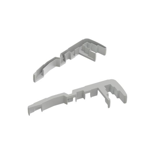 End Cap For Stair Profile Indirect 78x25mm - PC Grey